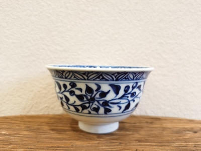 柴窑花叶莲单杯