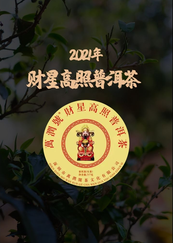 2021年 财星高照普洱茶357g